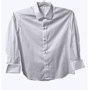 ETON CUSTOM MADE White Dress Shirt Mens Formal Tuxedo French‎ Cuff 100% Cotton